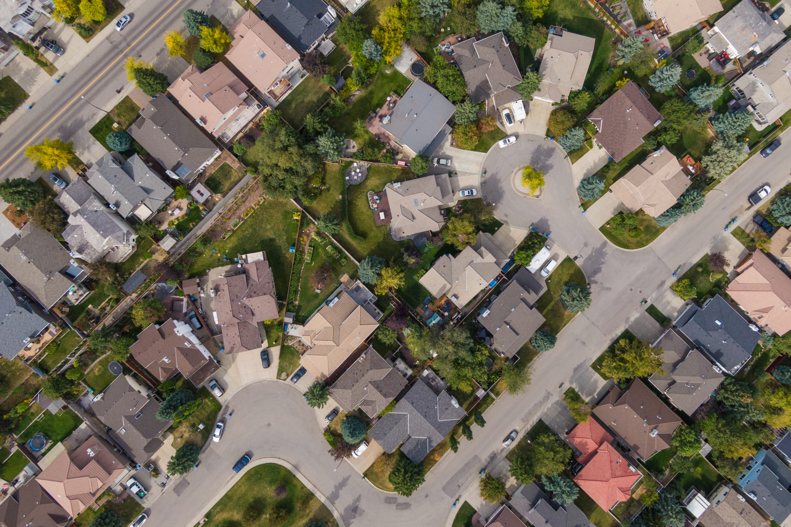 Aerial View multi house bridge financing | Real Estate Lawyer | One80Law Group